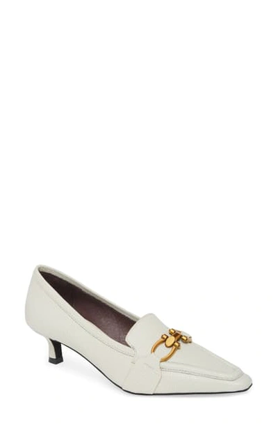 Shop Jeffrey Campbell Pointed Toe Pump In Ivory Lizard Print