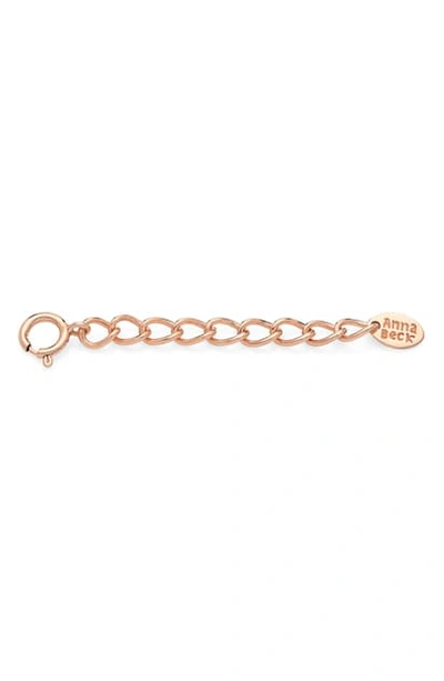 Shop Anna Beck 2-inch Chain Extender In Rose Gold