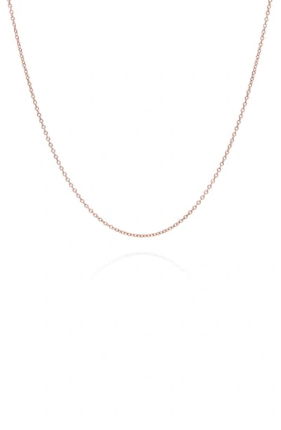 Shop Anna Beck Delicate Chain In Rose Gold