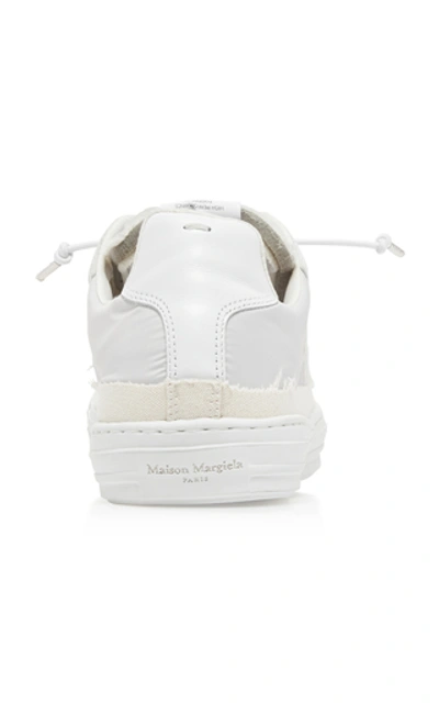 Shop Maison Margiela Evolution Low-top Leather Sneakers In White
