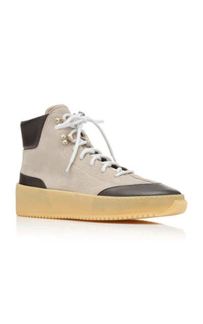 Shop Fear Of God 6th Collection Hiker Suede High-top Sneakers In Grey