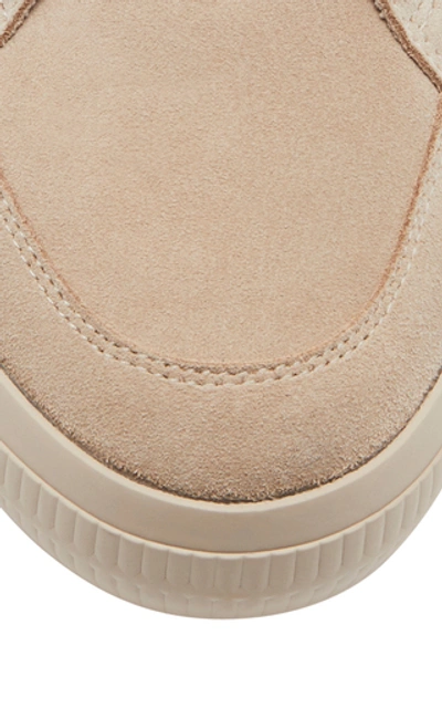 Shop Off-white Vulcanized Suede Low-top Sneakers In Neutral