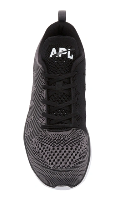 Shop Apl Athletic Propulsion Labs Techloom Pro Stretch-knit Sneakers In Black