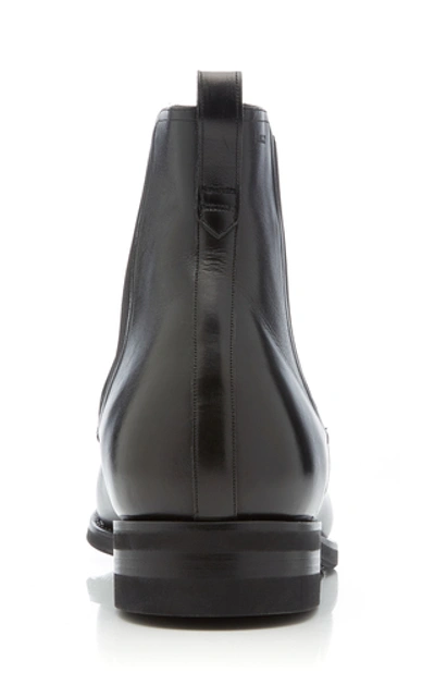 Shop Bally Scavone Leather Chelsea Boots In Black