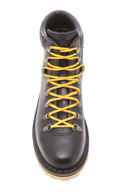 Shop Diemme Roccia Black Leather Hiking Boots