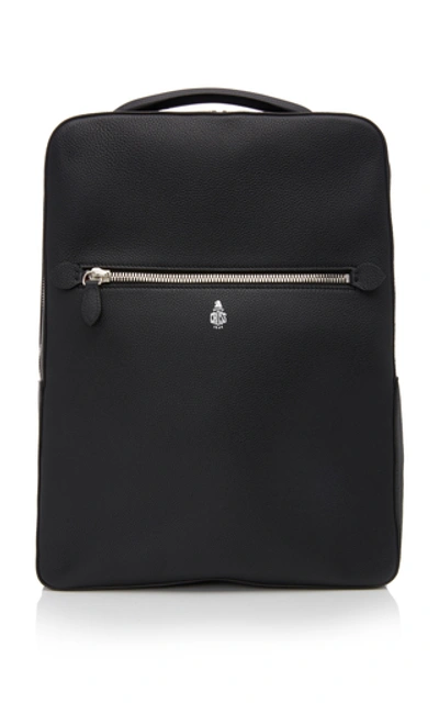 Shop Mark Cross Alexander Grain Leather Backpack In Black