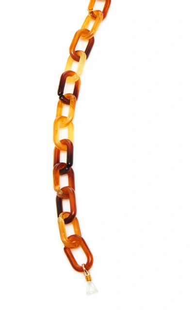 Shop Donni Acrylic Sunglasses Chain In Neutral