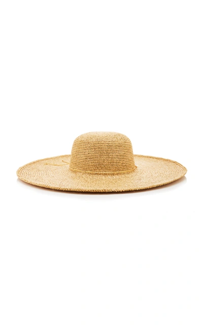 Shop Sensi Studio Lady Ibiza Dorado Embellished Straw Hat In Neutral