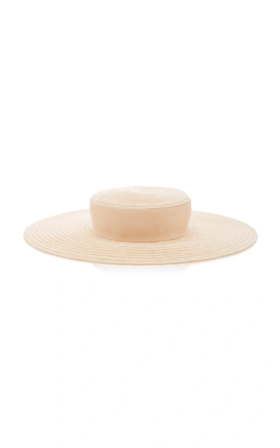 Shop Gigi Burris Idell Straw Hat In Neutral