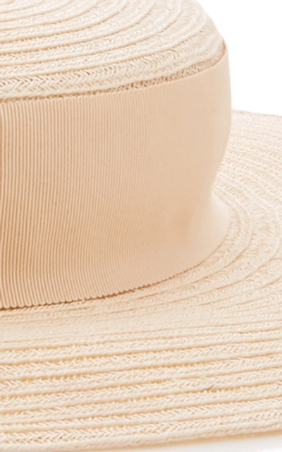 Shop Gigi Burris Idell Straw Hat In Neutral