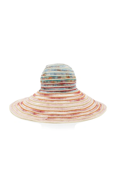 Shop Missoni Nastri Multicolor Straw Hat