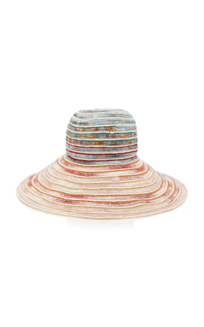 Shop Missoni Nastri Multicolor Straw Hat