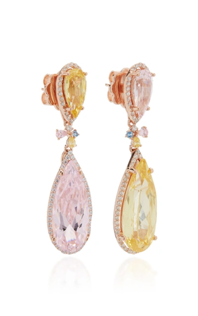 Shop Anabela Chan 18k Gold Vermeil And Multi-stone Earrings