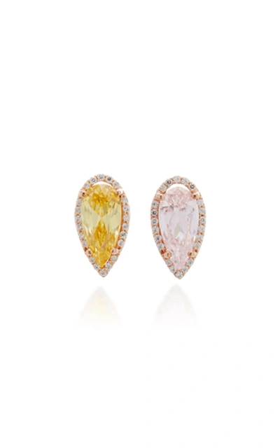 Shop Anabela Chan 18k Gold Vermeil And Multi-stone Earrings