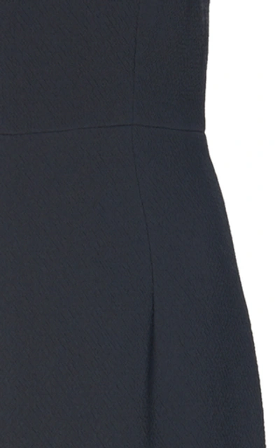Shop Emilia Wickstead Adelaide Crepe Straight-leg Jumpsuit In Grey
