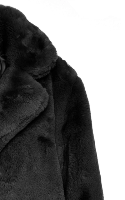 Shop Apparis Manon Faux-fur Coat In Brown
