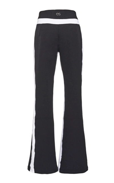 Shop Erin Snow Phia Two-tone Bootcut Ski Pants In Black
