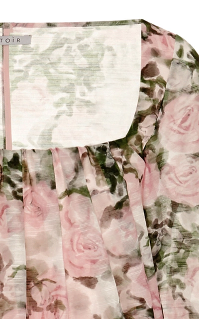 Shop Atoir Cameron Floral-print Chiffon Blouse