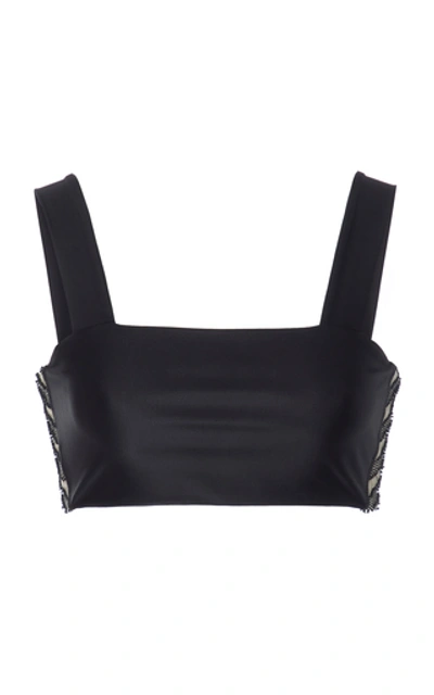 Koral Liana Bandeau Sports Bra In Black