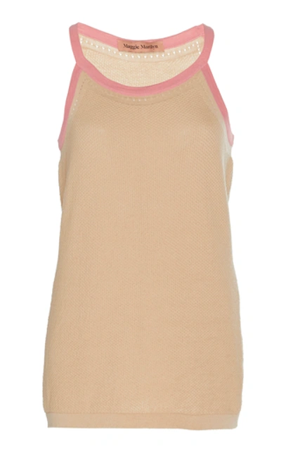 Shop Maggie Marilyn For Old Times Sake Wool-blend Tank Top In Neutral