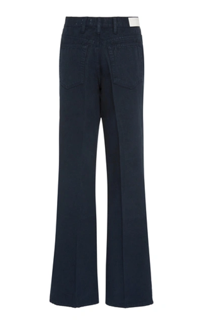 Shop Re/done 70s Bootcut Flare-leg Jeans In Navy