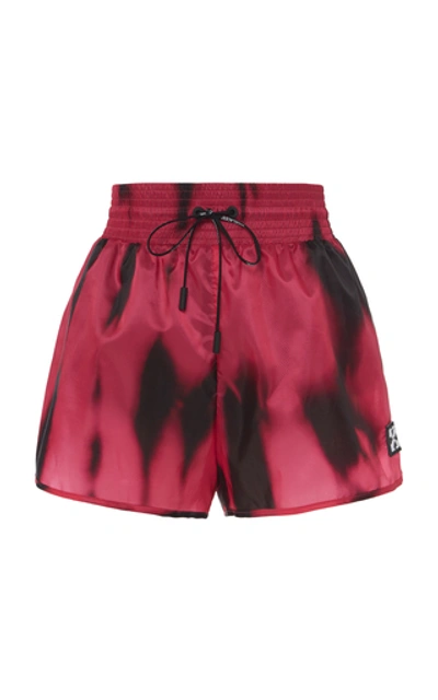 Shop Off-white Tie-dye Active Shorts In Pink