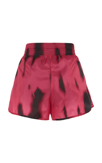 Shop Off-white Tie-dye Active Shorts In Pink