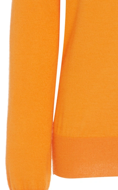 Shop Zimmermann Cashmere Sweater In Orange