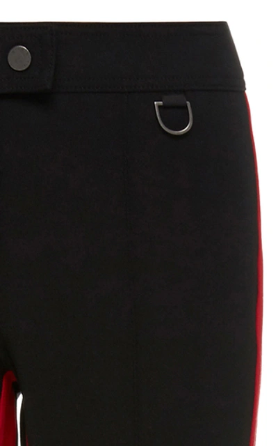 Shop Erin Snow Zuma Striped Shell Ski Pants In Black