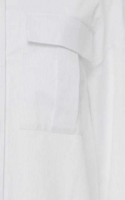 Shop Zeynep Arcay Cotton Shirt Dress In White