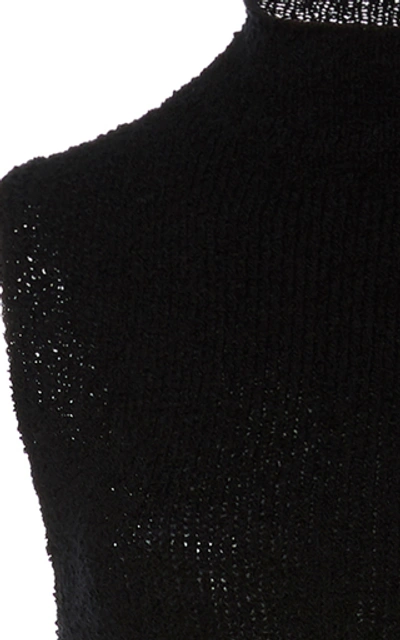 Shop Mara Hoffman Rory Modal-blend Turtleneck Midi Dress In Black