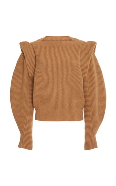 Shop Isabel Marant Jody Wool And Cashmere Blend Sweater In Neutral