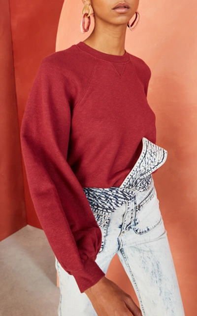 Ulla Johnson Ebba Pullover Sweater In Burgundy