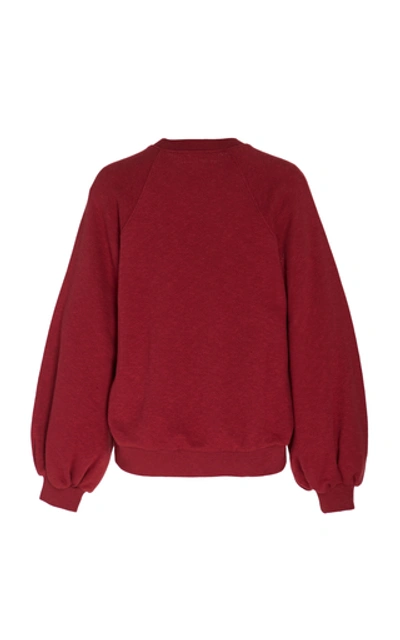 Ulla Johnson Ebba Pullover Sweater In Burgundy
