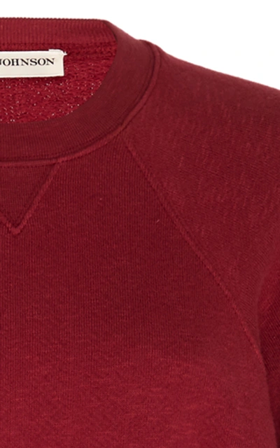 Ulla Johnson Ebba Pullover Sweater In Burgundy