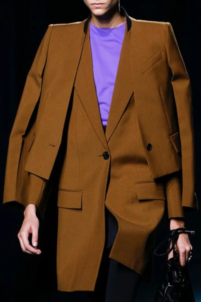 Shop Givenchy Mid-length Tailored Coat In Neutral