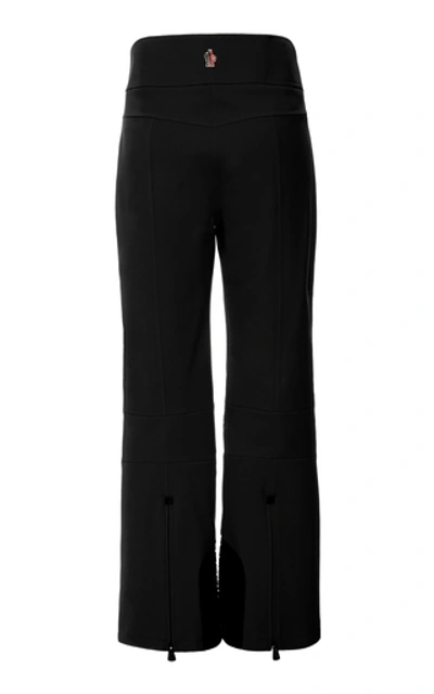 Shop Moncler Stretch-twill Ski Pants In Black