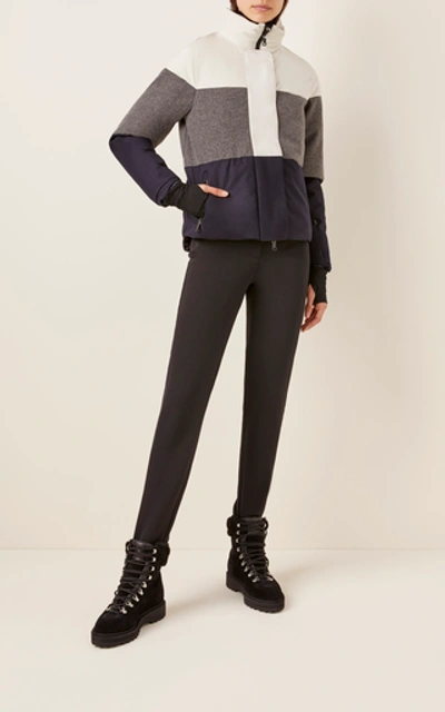 Shop Erin Snow Lola Wool-blend Jacket In Stripe