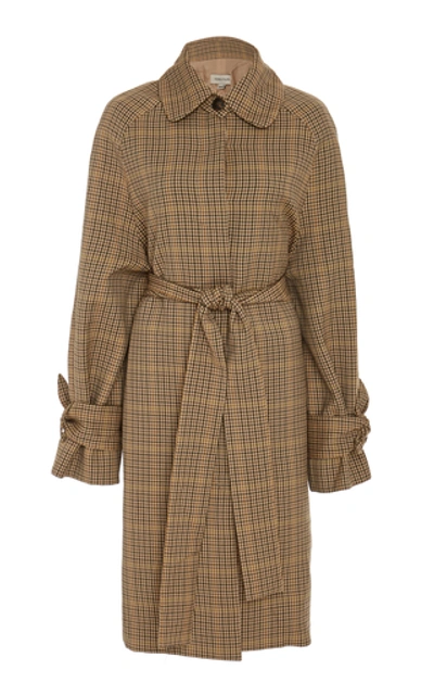 Shop Andres Otalora Garcia Tweed Coat In Print