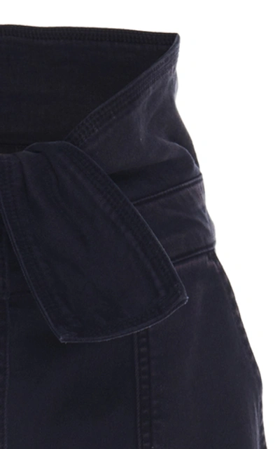 Shop Ulla Johnson Storm Stretch High-rise Straight-leg Jeans In Black