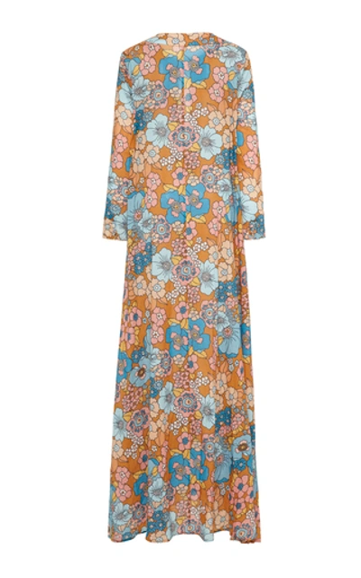 Shop Dodo Bar Or Nilli Printed Cotton Maxi Dress