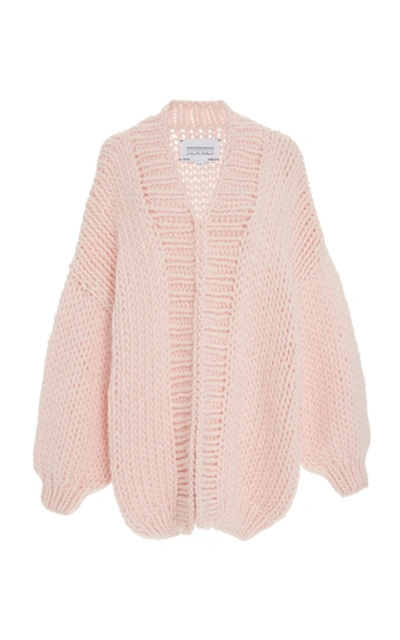 I Love Mr. Mittens The Cardigan Wool Jumper In Pink | ModeSens