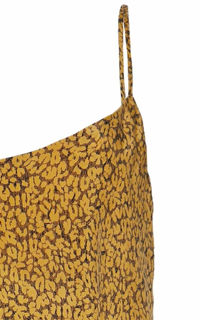 Shop Anemone Leopard-printed Mini Slip Dress