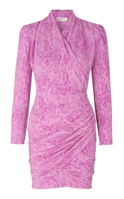 Shop Stine Goya Will Wrap & Drape Mini Dress In Pink