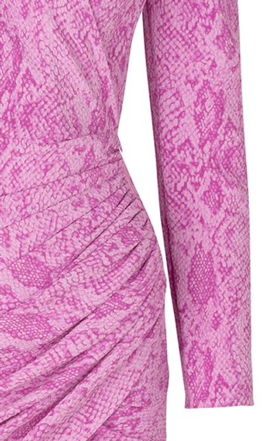 Shop Stine Goya Will Wrap & Drape Mini Dress In Pink