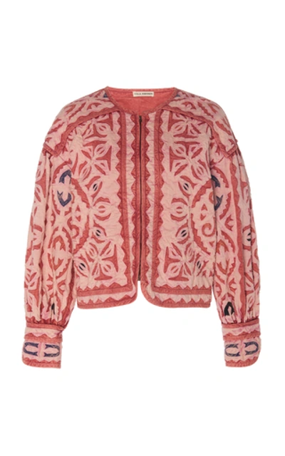 Shop Ulla Johnson Marisela Cotton Jacket In Pink