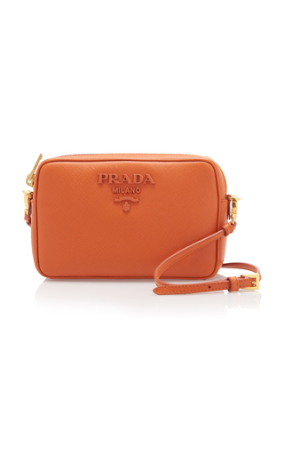 orange prada purse