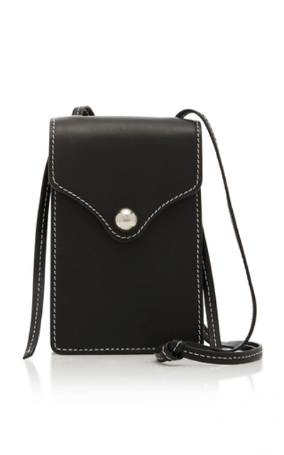 Shop Ratio Et Motus Disco Leather Crossbody Bag In Black