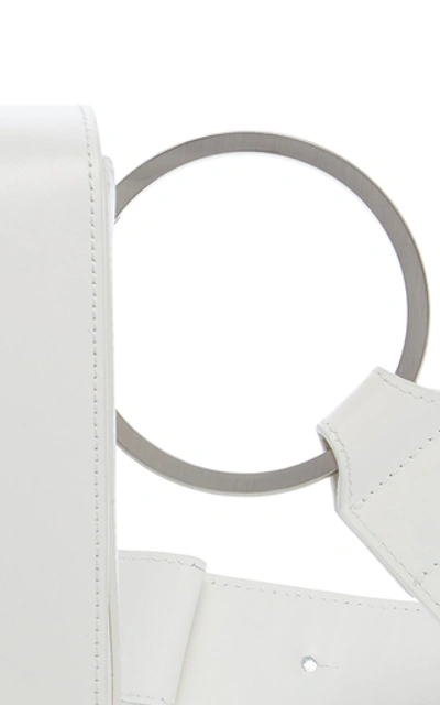 Shop Osoi Holring Leather Shoulder Bag In White