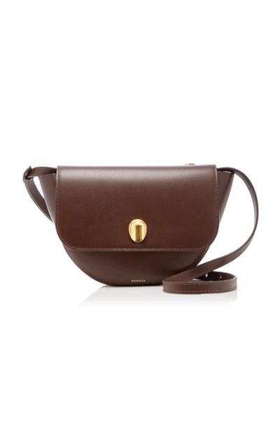 Shop Wandler Billy Leather Bag In Brown